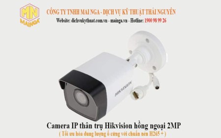 Camera IP thân trụ Hikvision